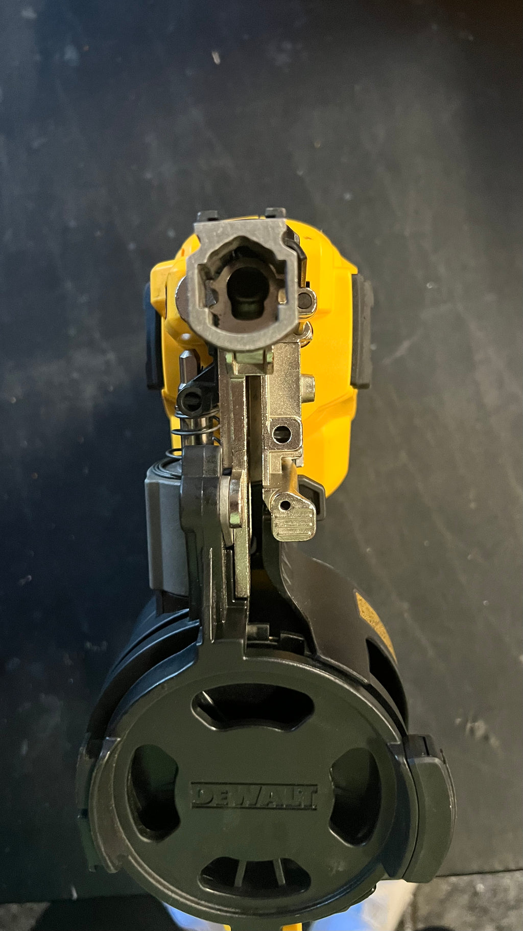 Dewalt DCN45RNB 15 degree coil roofing nailer-used