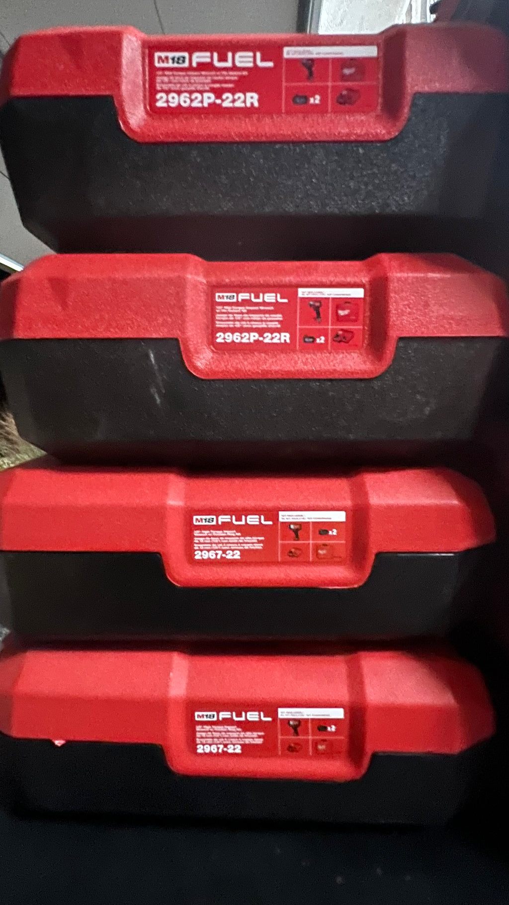Milwaukee M18 new empty hard cases