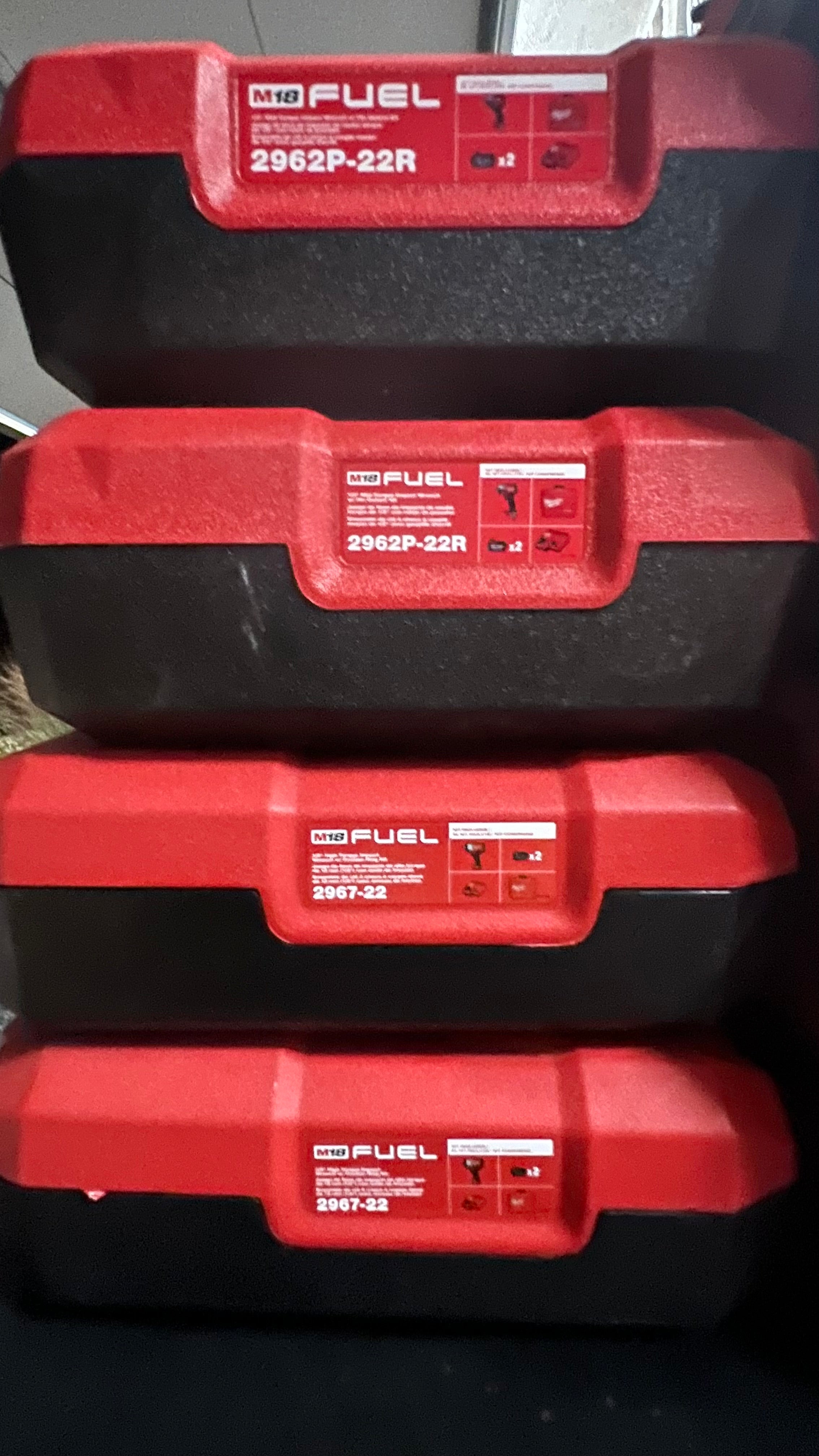 Milwaukee M18 new empty hard cases