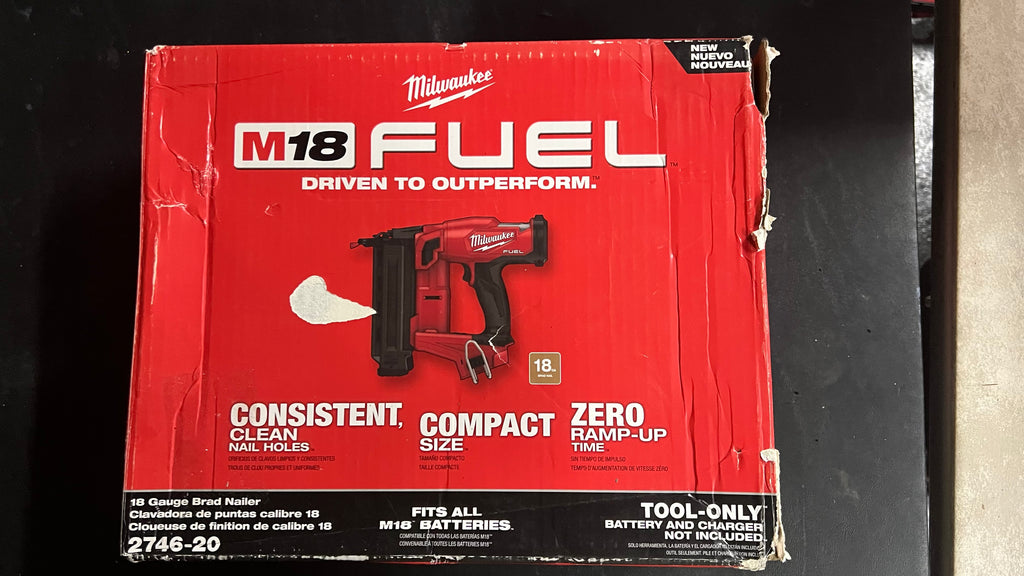 Milwaukee M18 Fuel 2746-20 18ga Brad Nailer