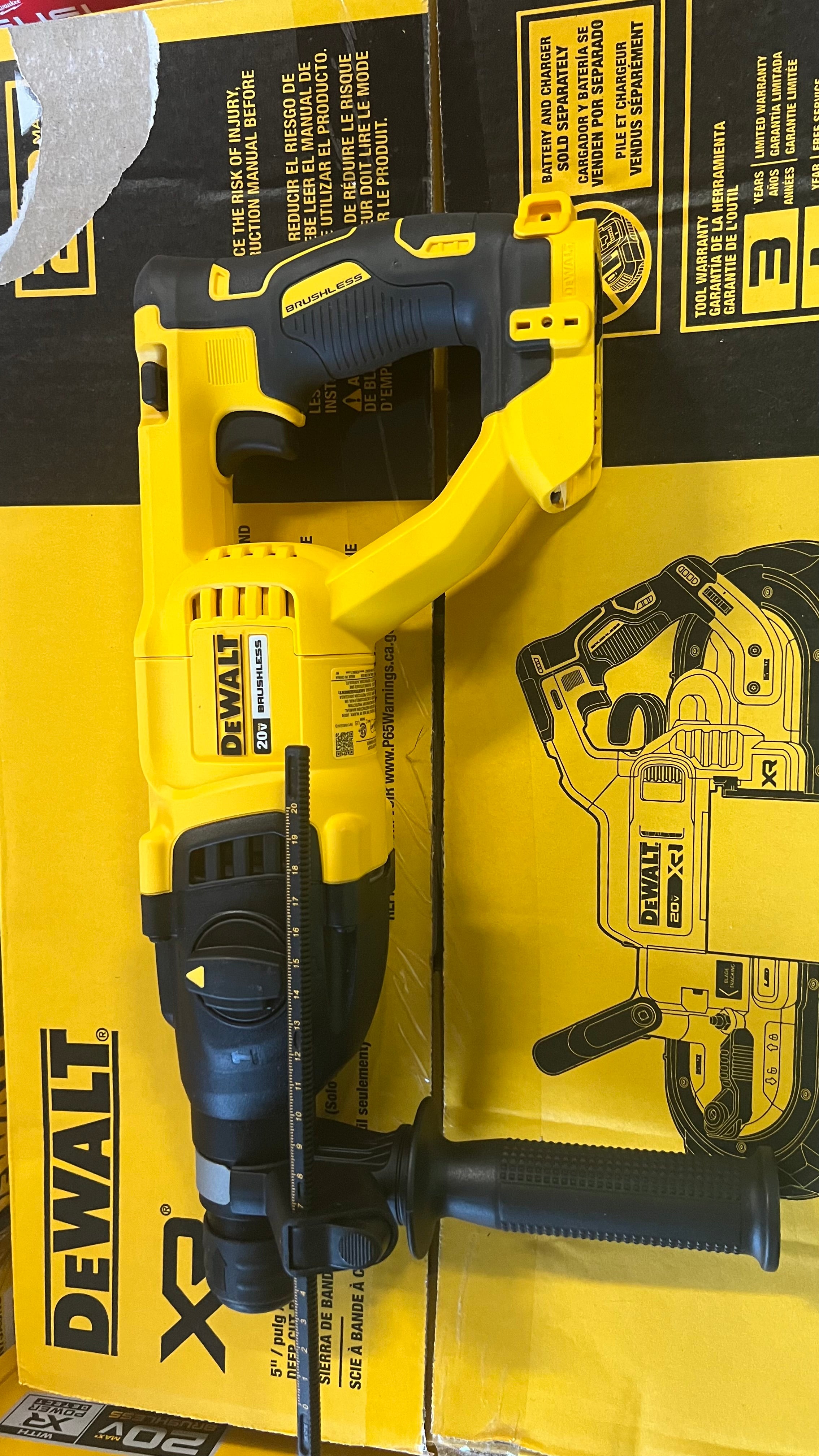 Dewalt DCH133B SDS 1” rotary hammer