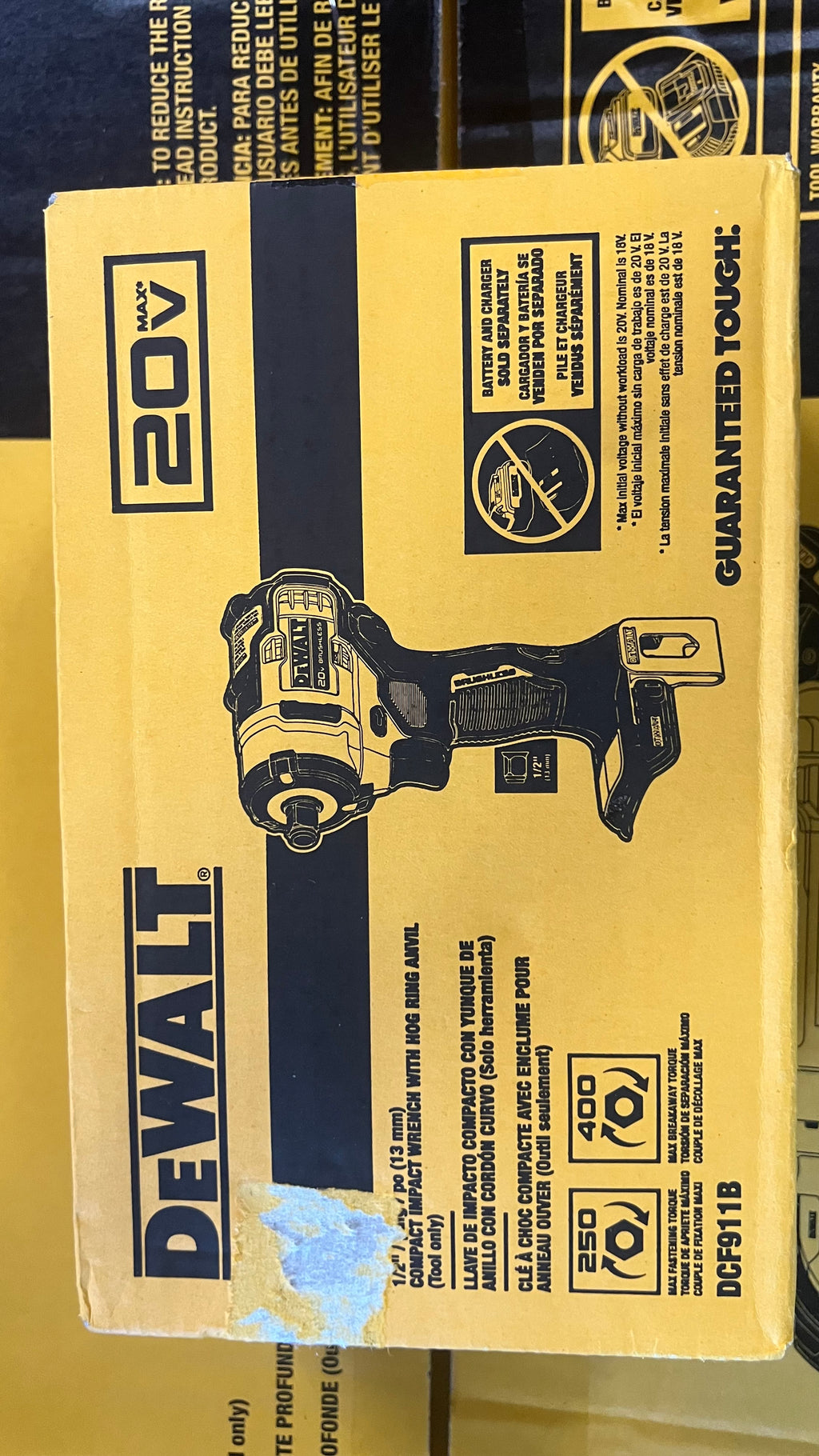 Dewalt DCF911B 1/2” impact wrench