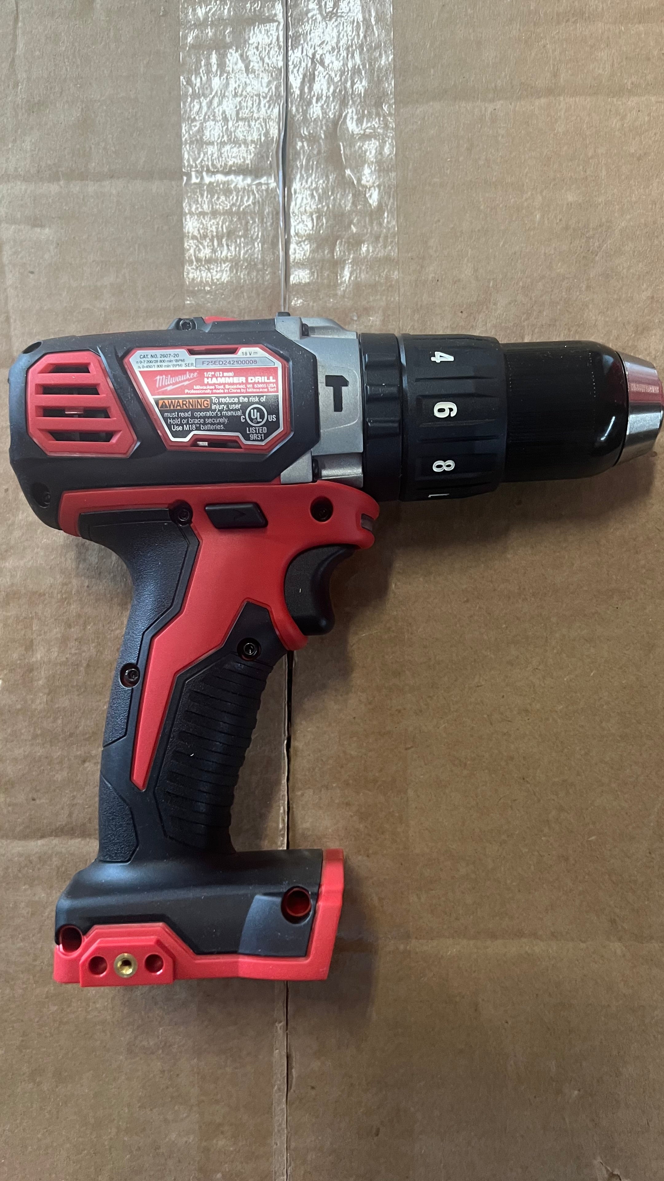 Milwaukee M18 1/2” hammer drill/driver ￼