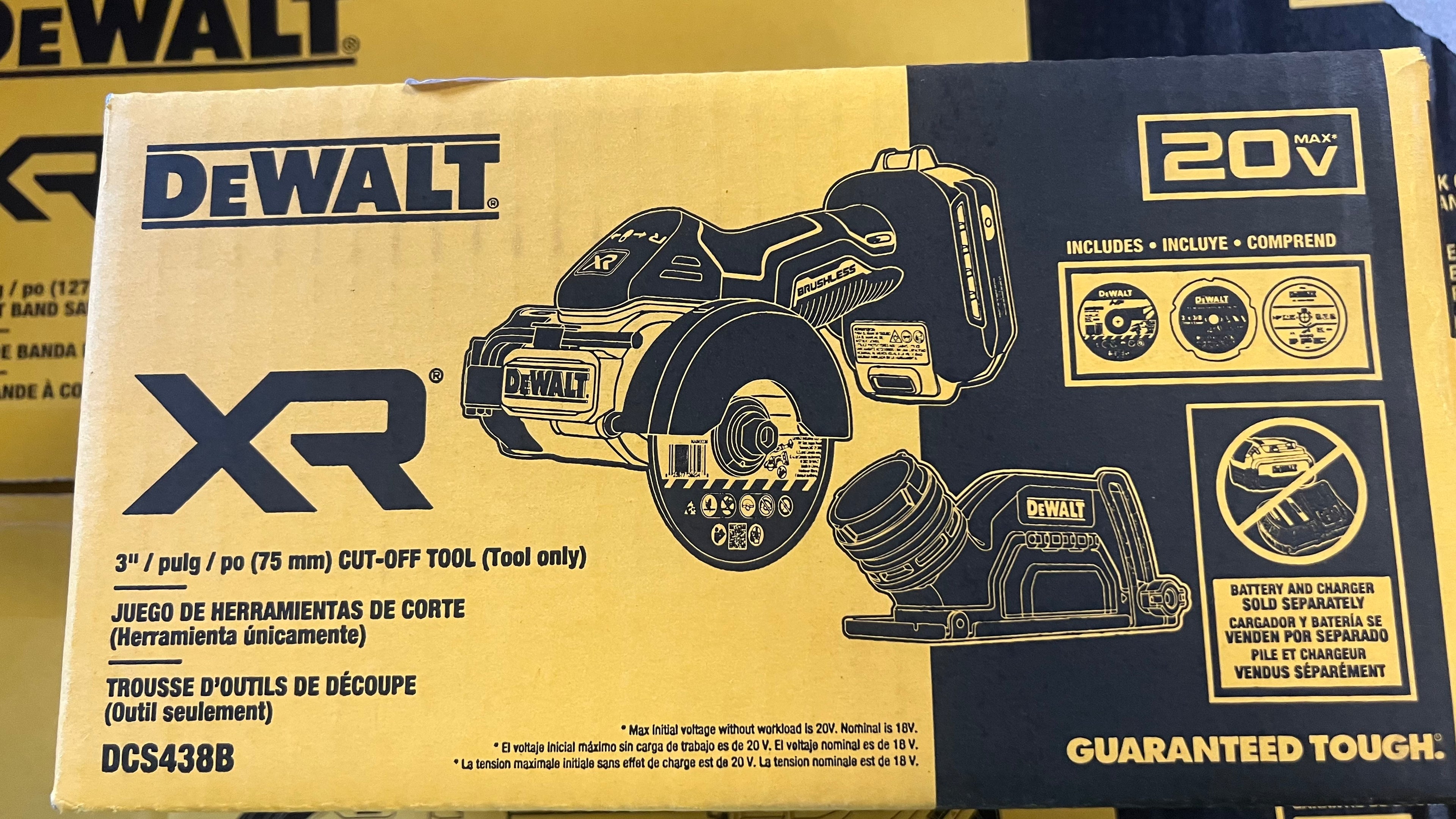 Dewalt DCS438B cut off tool