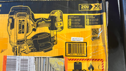 Dewalt 20V Max XR DCN45RNB 15 Degree Coil Roofing Nailer Brushless