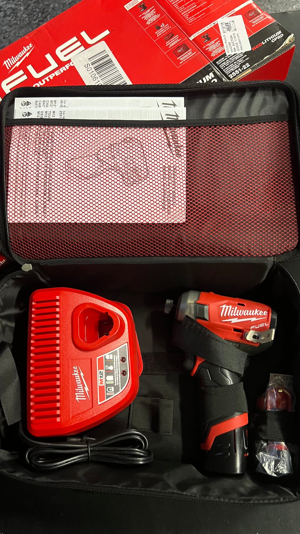 Milwaukee M12 Fuel Surge hydraulic impact driver kit