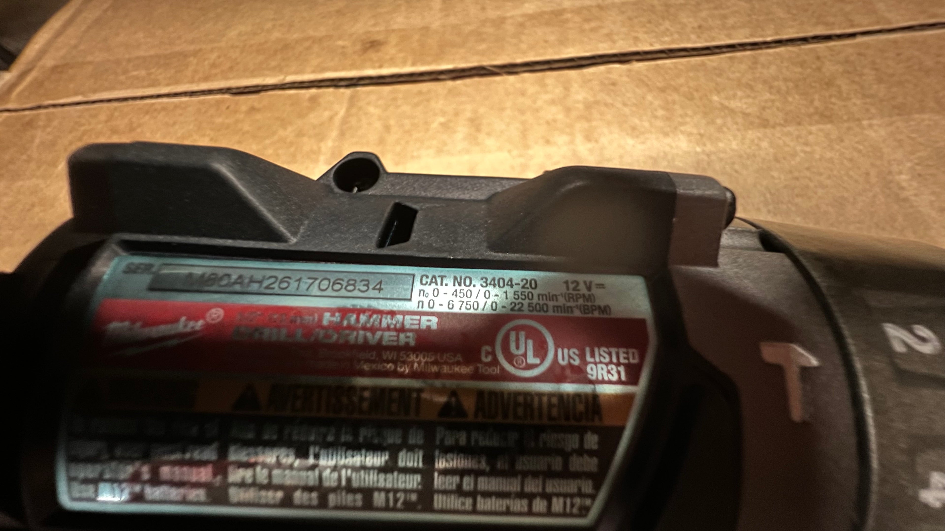 Milwaukee M12 Fuel Blackout hammer drill/driver