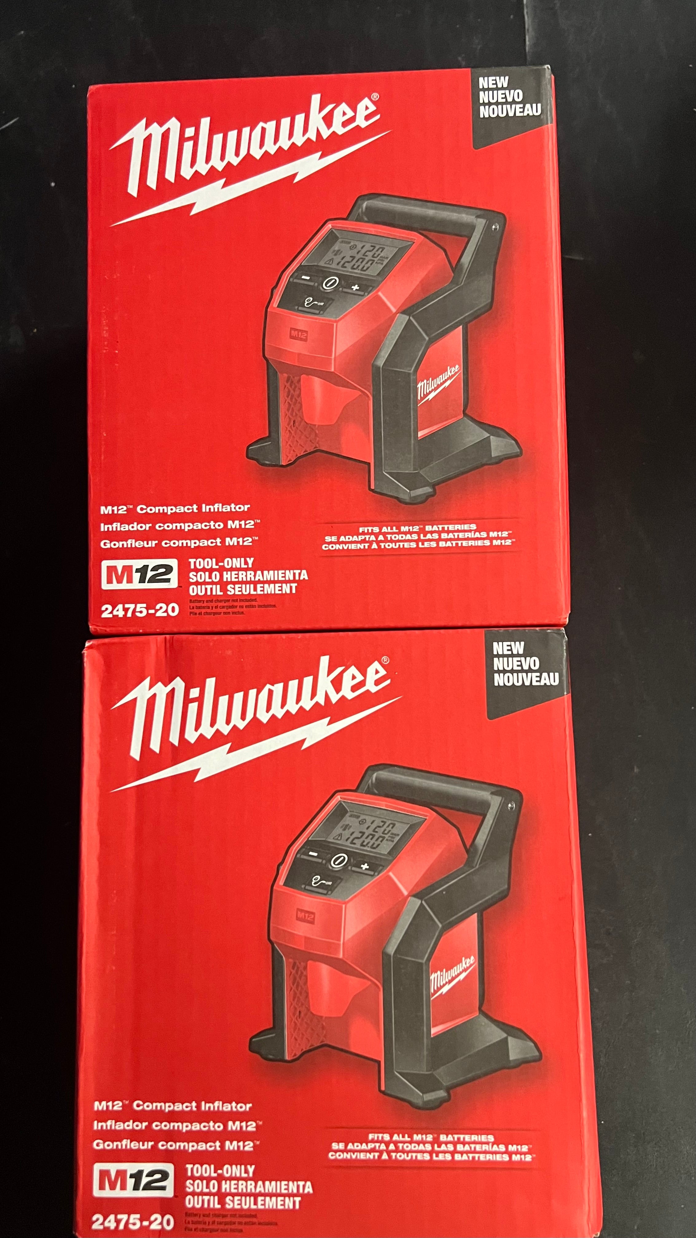Milwaukee M12 inflator 2475-20