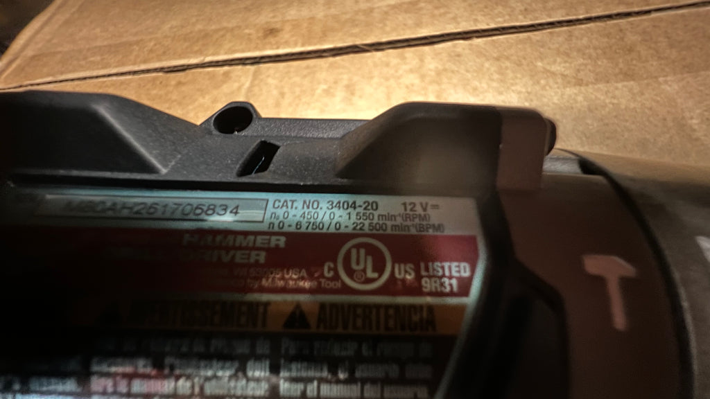 Milwaukee M12 Fuel Blackout hammer drill/driver