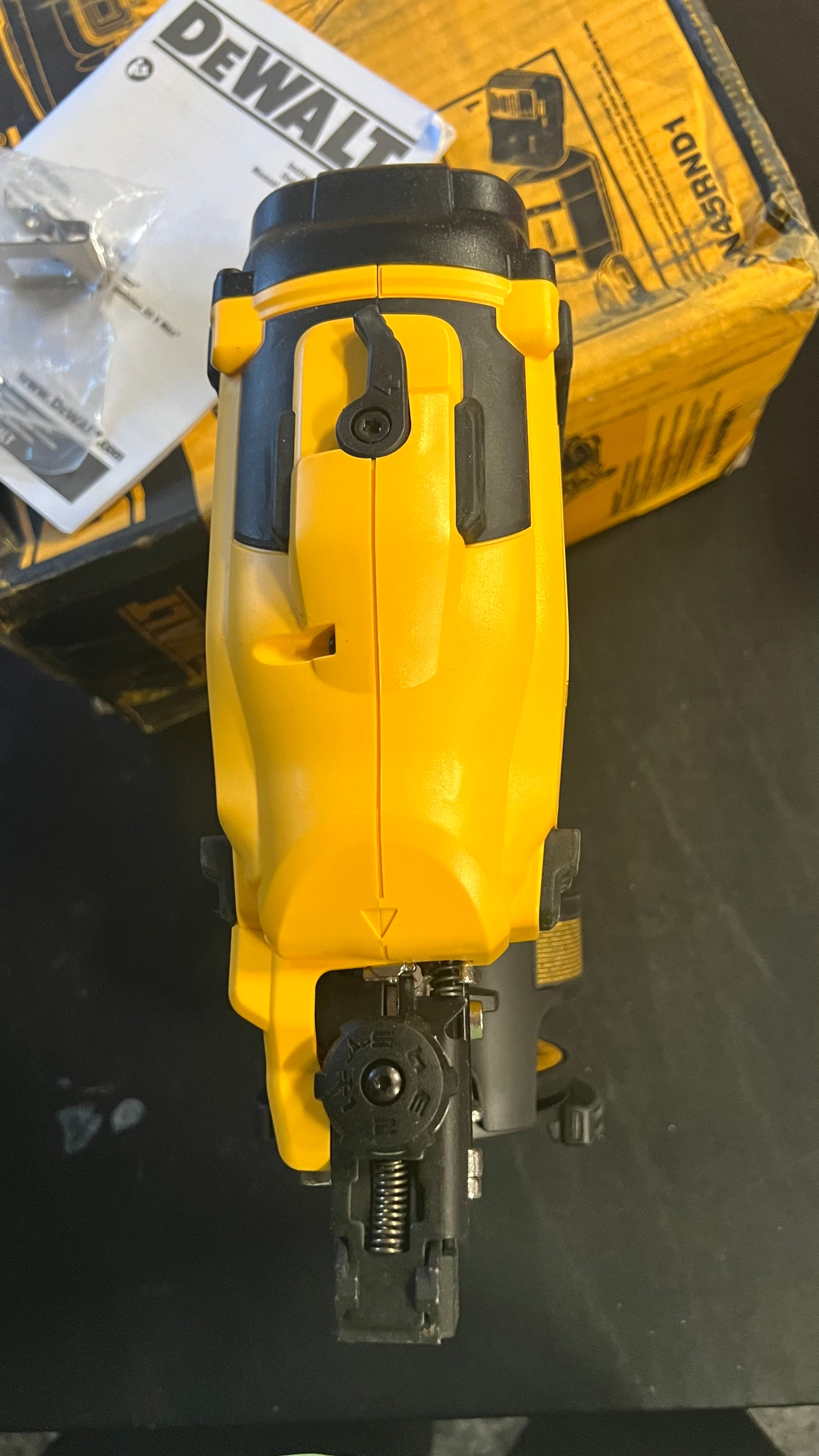 Dewalt 20V Max XR DCN45RNB 15 Degree Coil Roofing Nailer Brushless