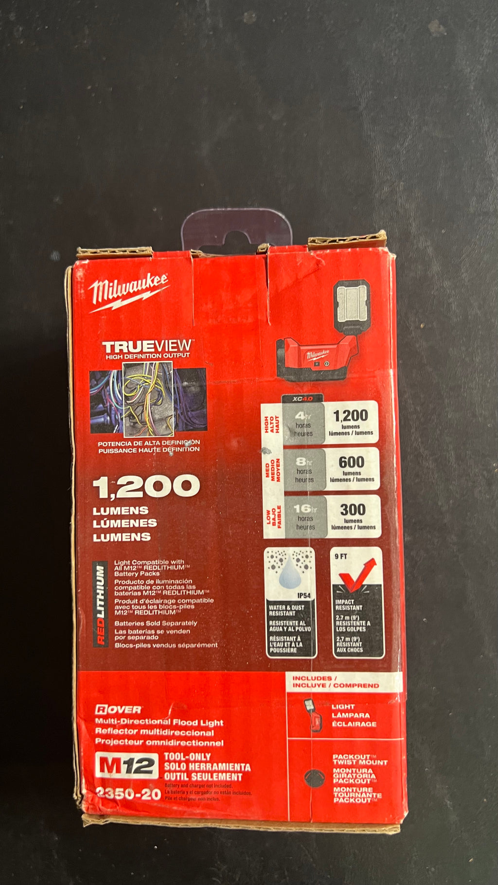 Milwaukee Packout M12 Rover light
