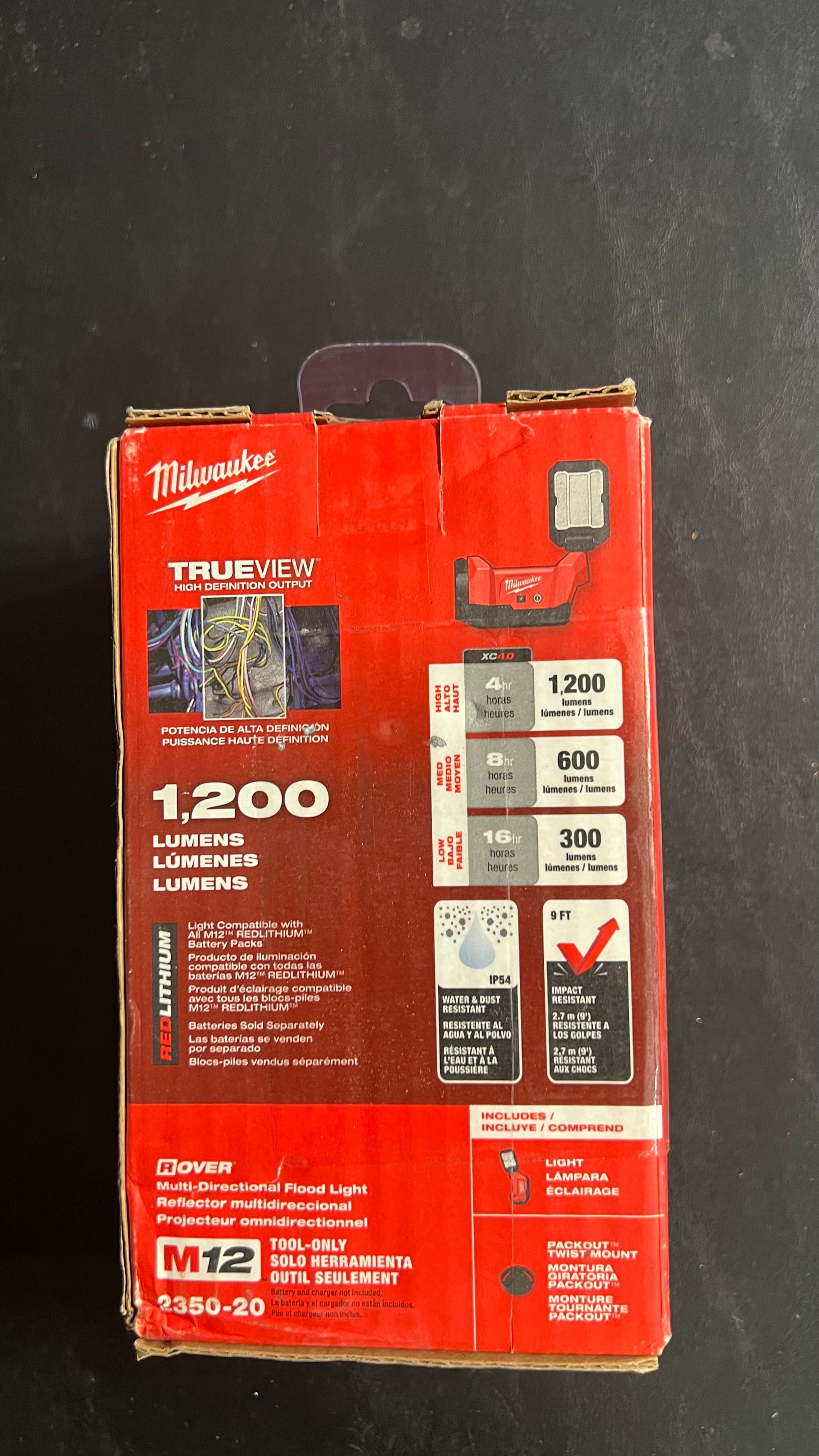 Milwaukee Packout M12 Rover light