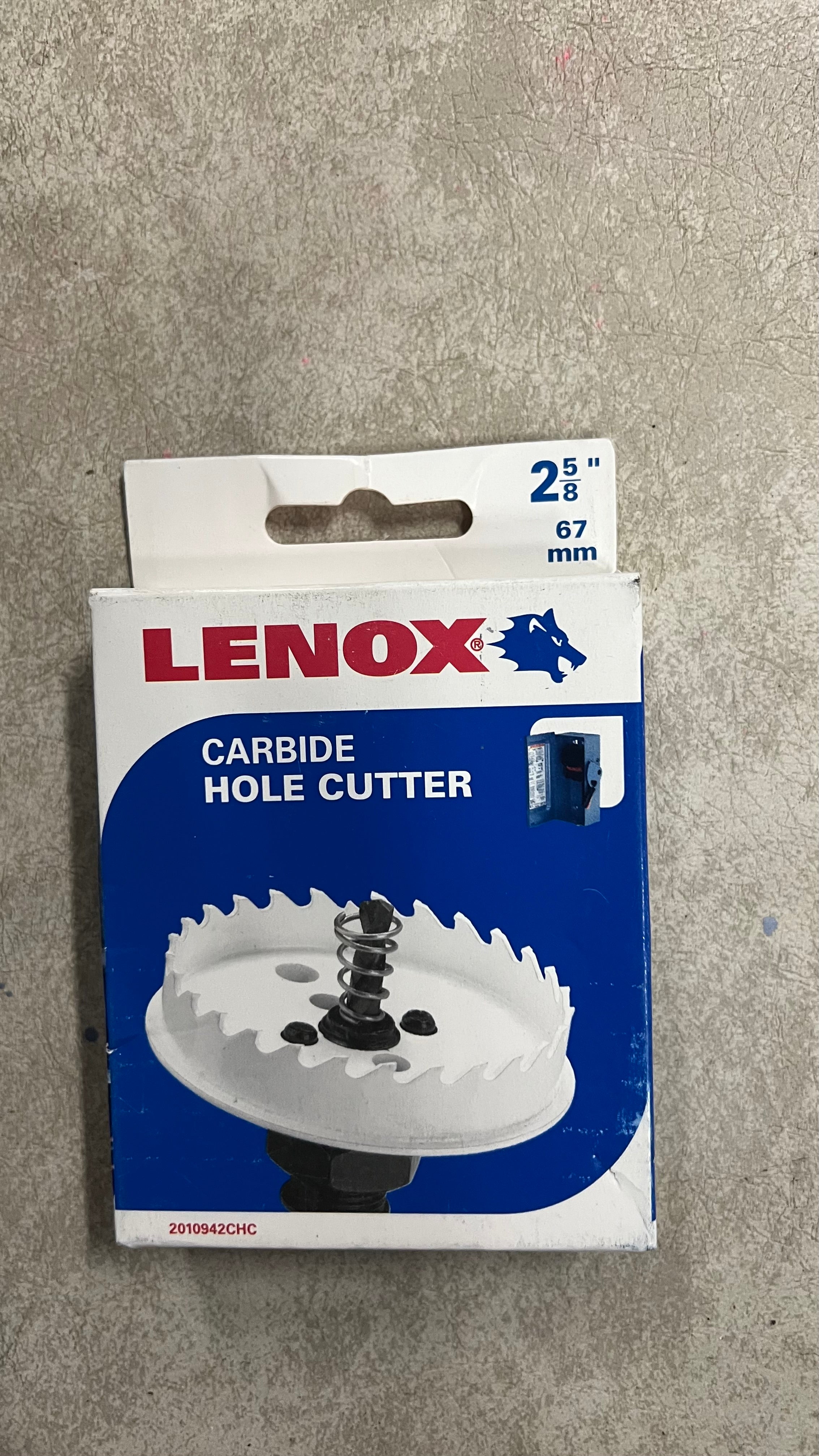Lenox Carbide hole cutter