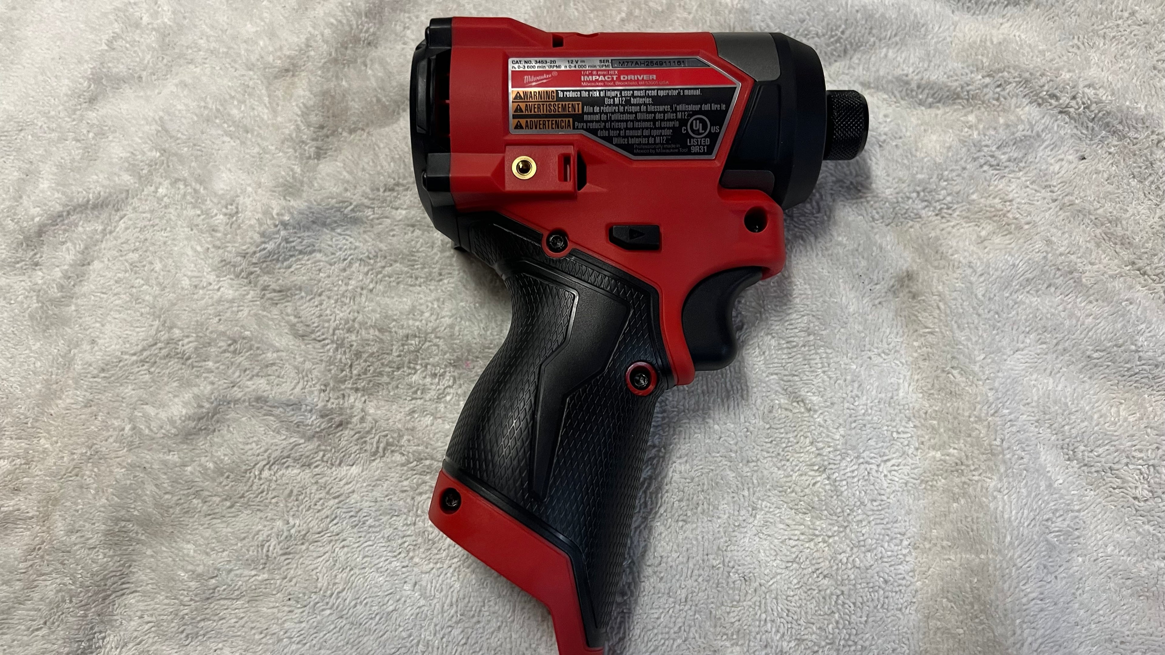 Milwaukee M12 Fuel 1/4” Impact Driver Model 3453-20