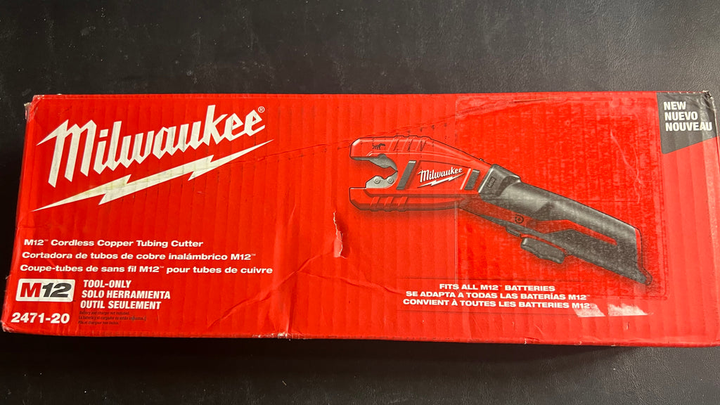 Milwaukee M12 copper tubing cutter