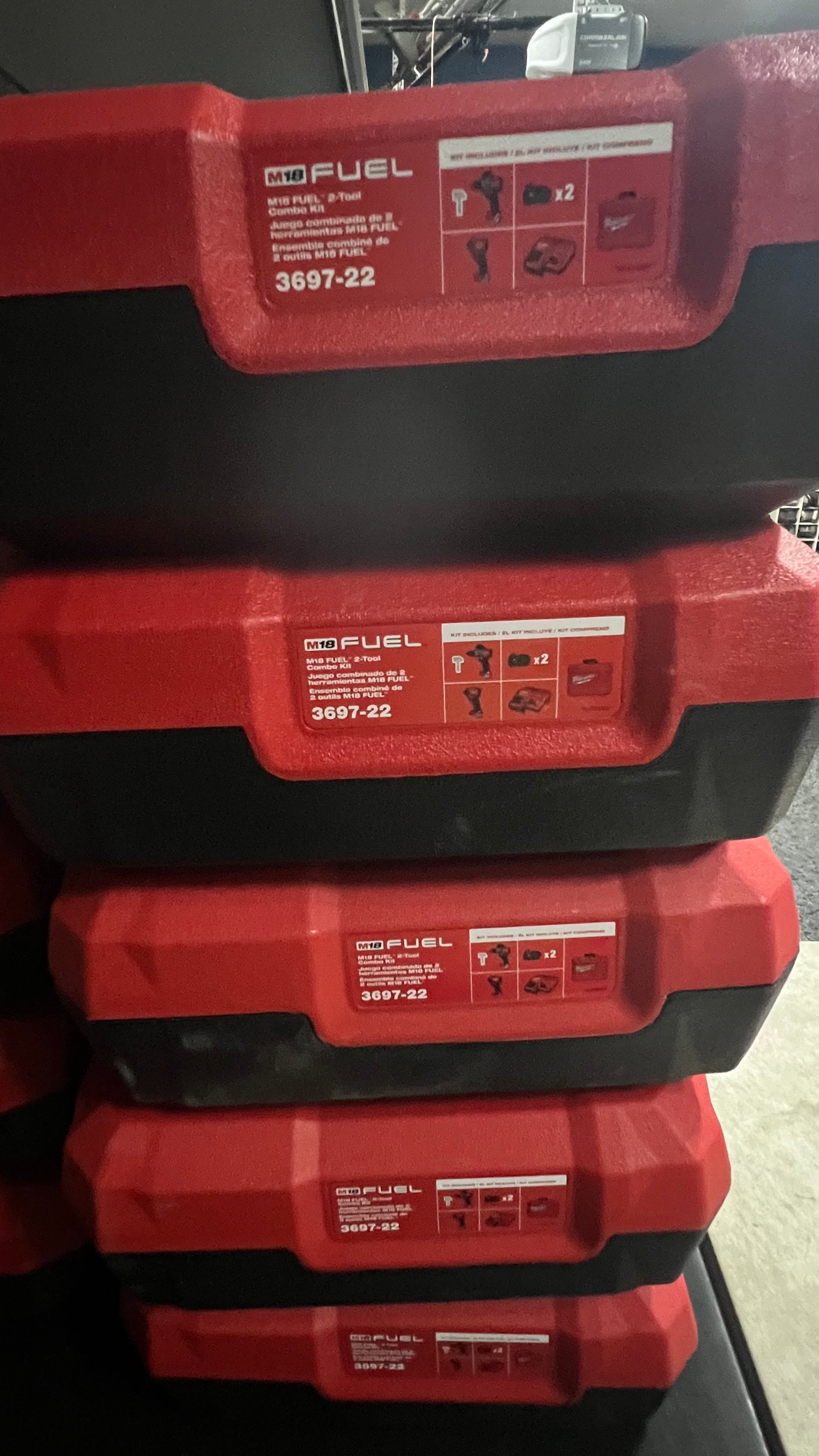 Milwaukee M18 new empty hard cases