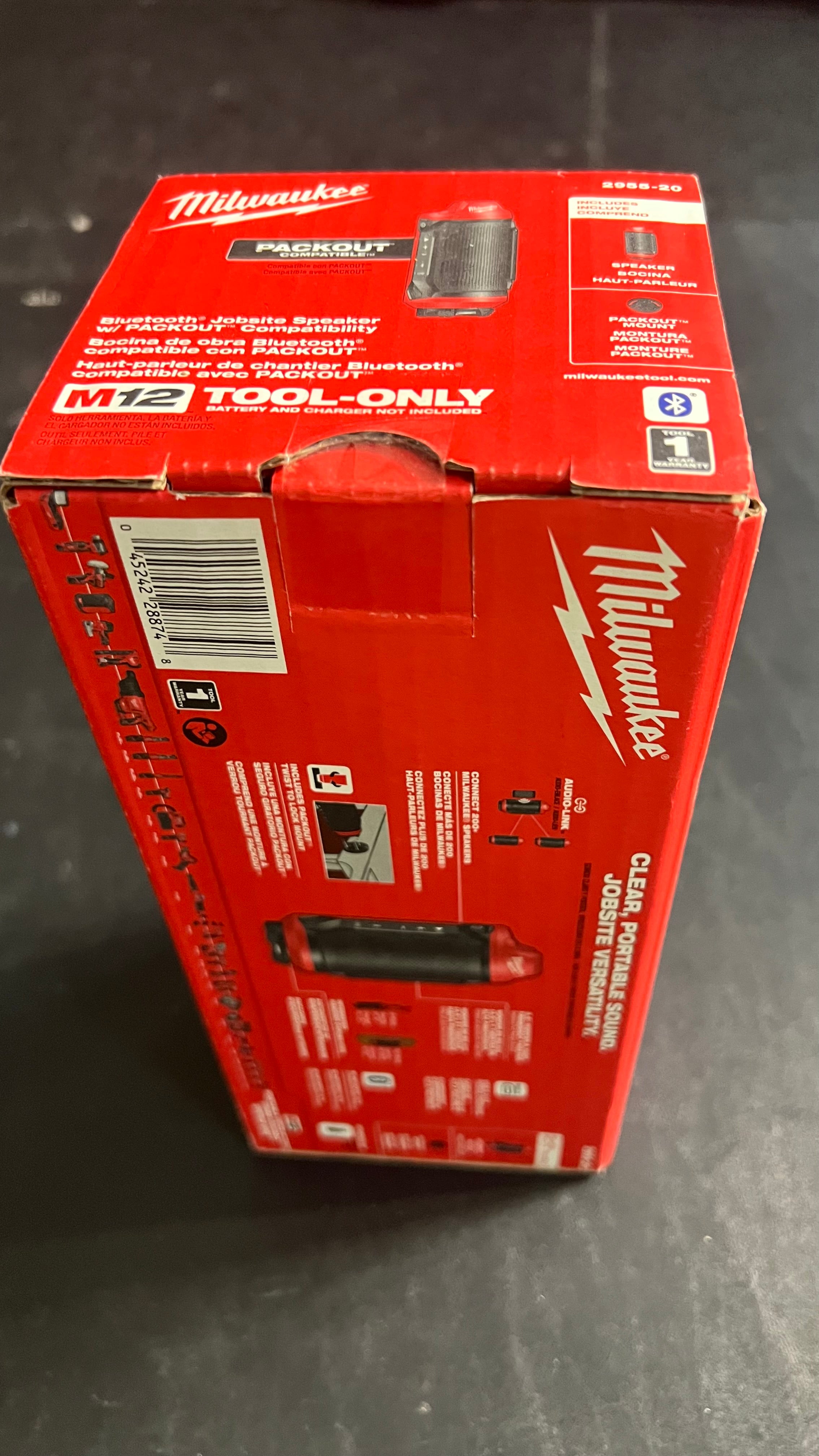 NIB Milwaukee M12 Packout Bluetooth Speaker