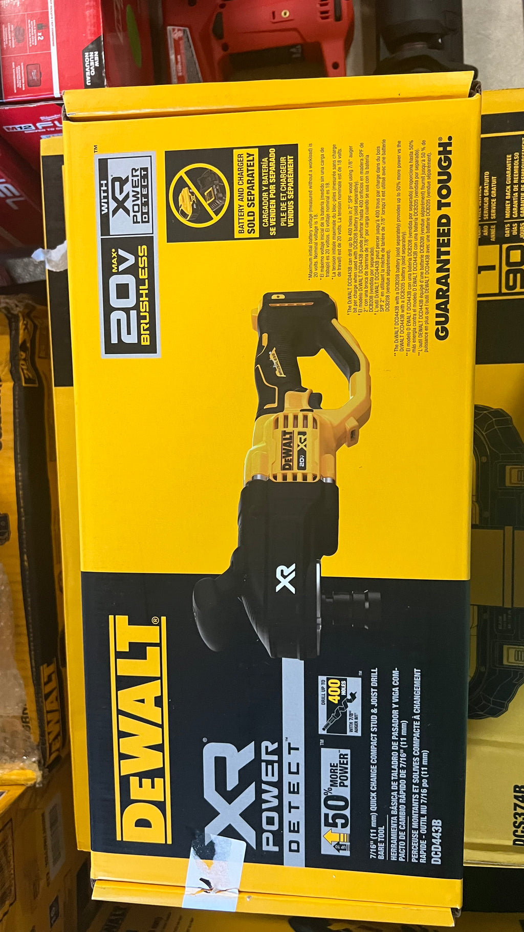 Dewalt DCD443B 20v 7/16” stud/joist drill
