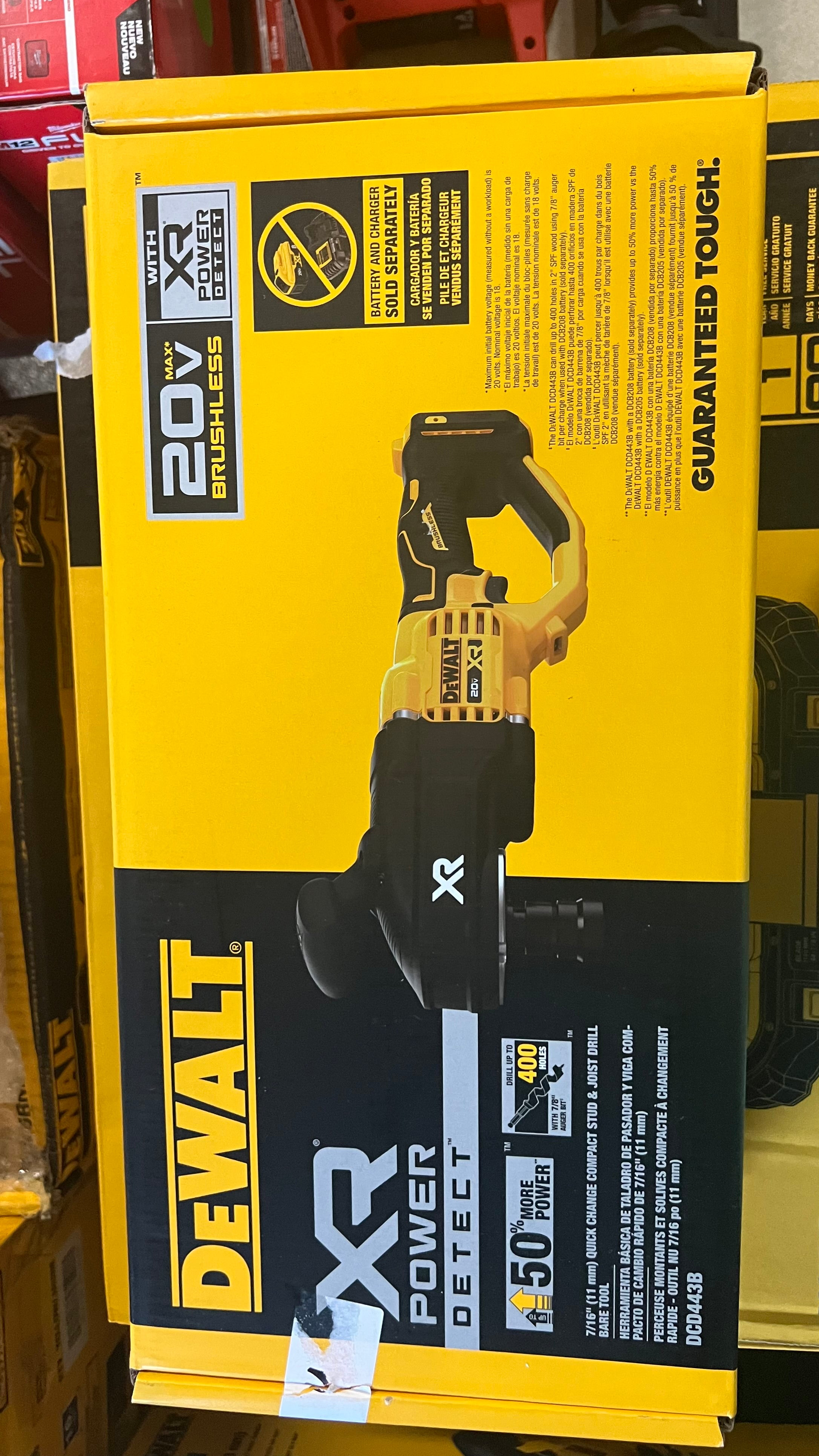 Dewalt DCD443B 20v 7/16” stud/joist drill